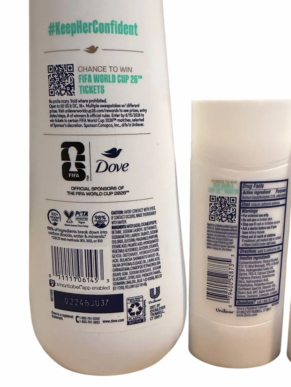4x Dove Palo Santo & Sage Oil Limited Edition FIFA Mens Body Wash Deodorant Lot